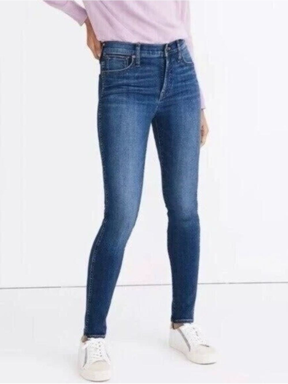 Madewell 10” High Rise Skinny Jeans Medium Wash Size 27